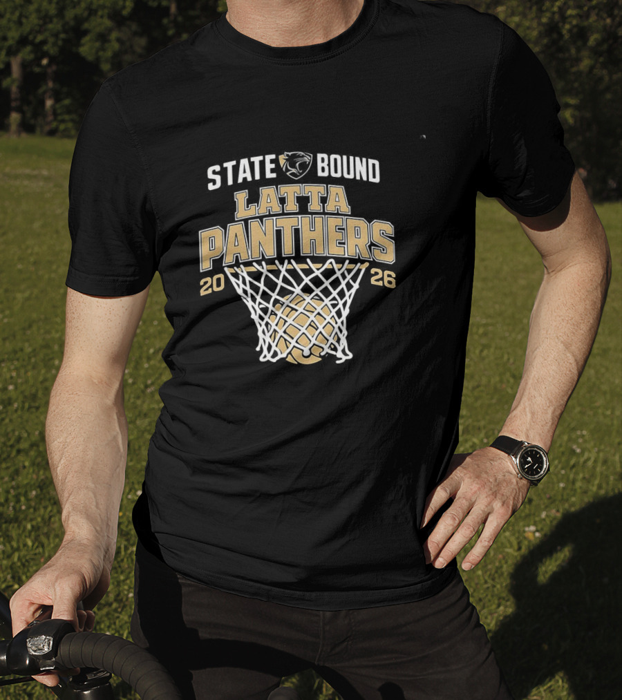 Latta Panthers State Bound Basketball 2026 T-Shirt
