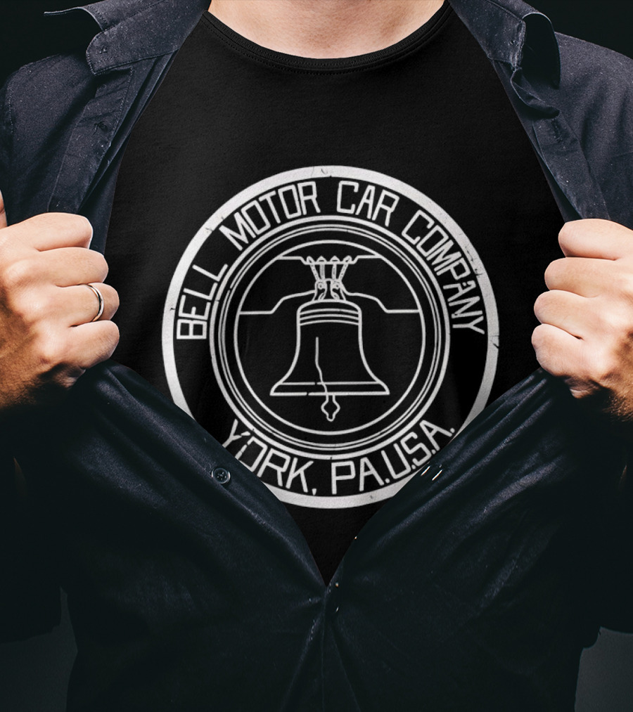 Bell Motor Car Company York PA USA Historic Logo And Bell T-Shirt