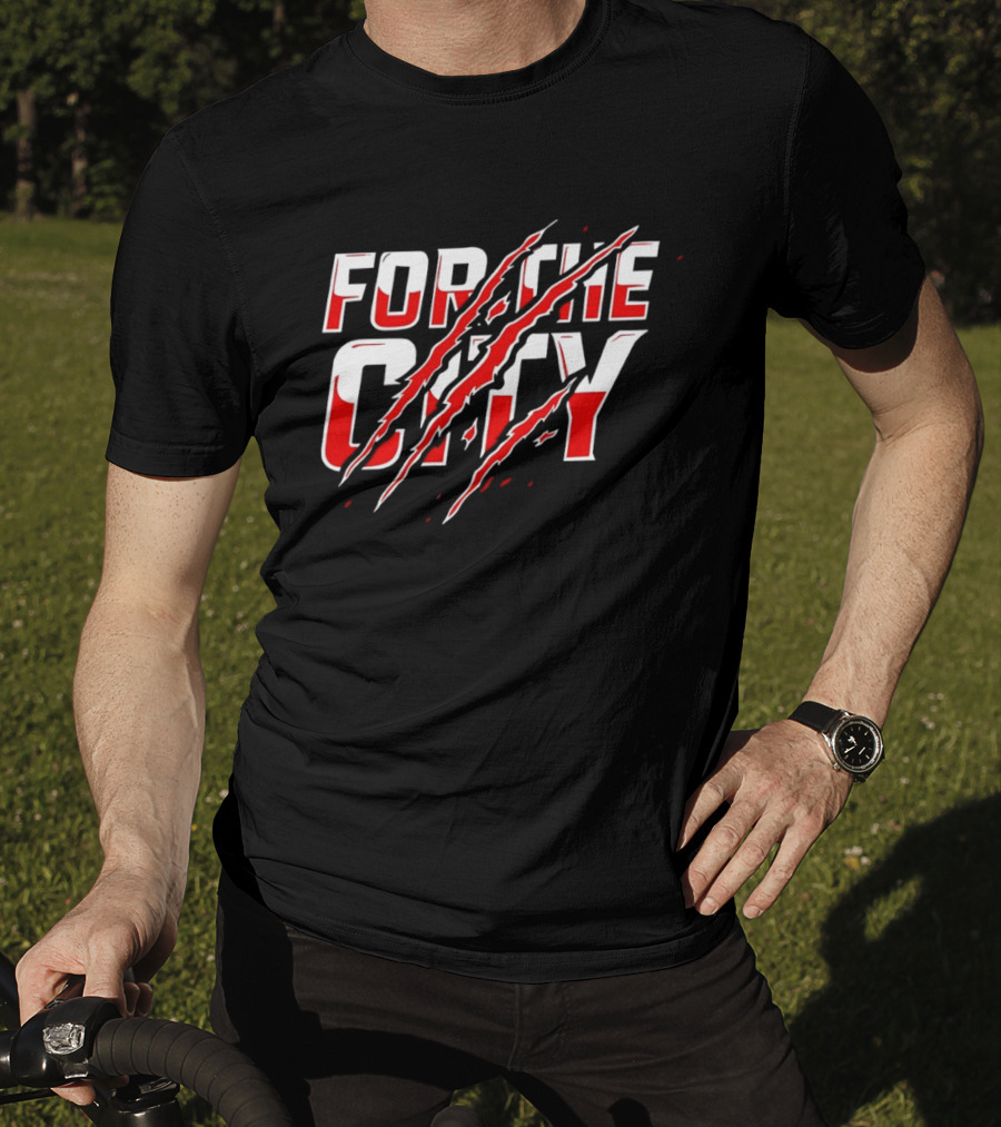 Houston Cougars For The City 2026 Claw Marks T-Shirt