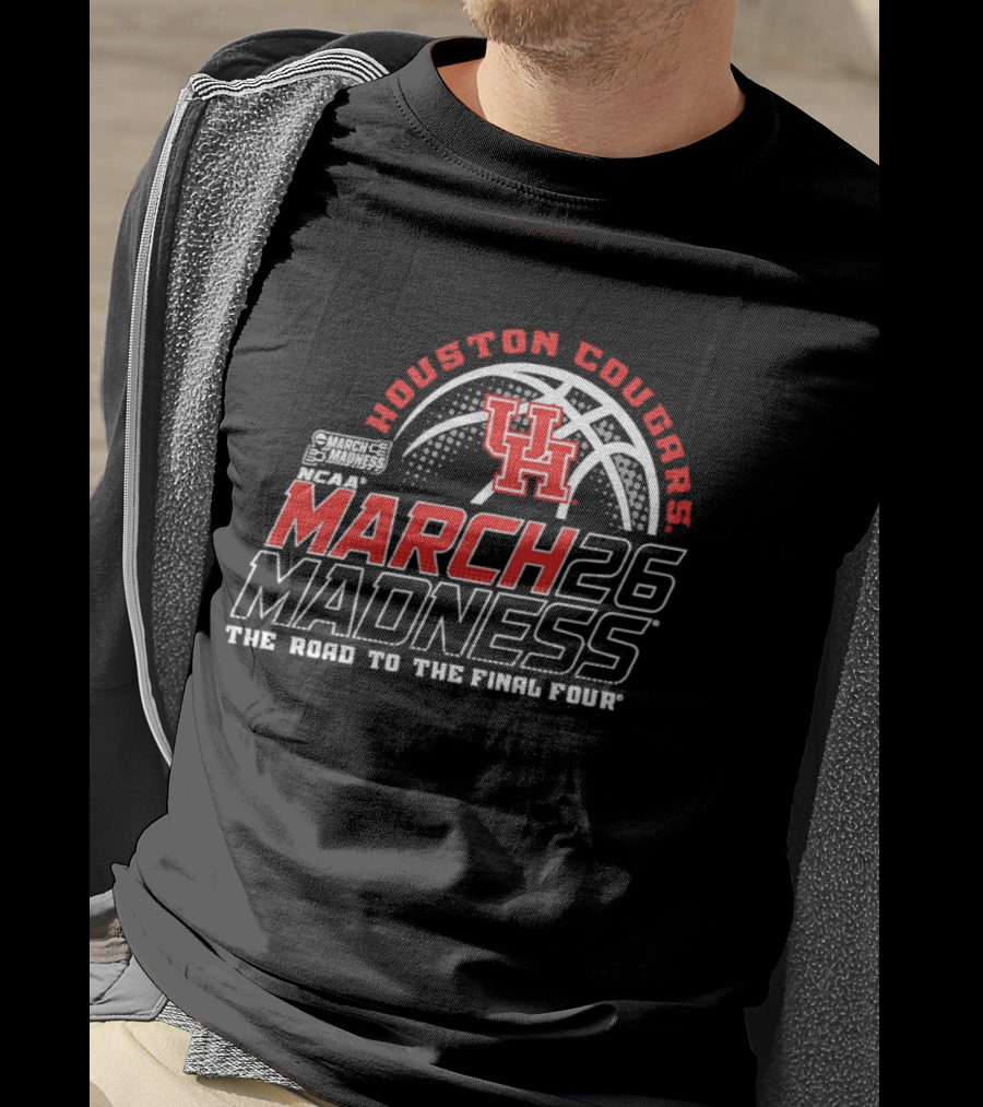 Houston Cougars NCAA March Madness 2026 The Road To The Final Four T-Shirt