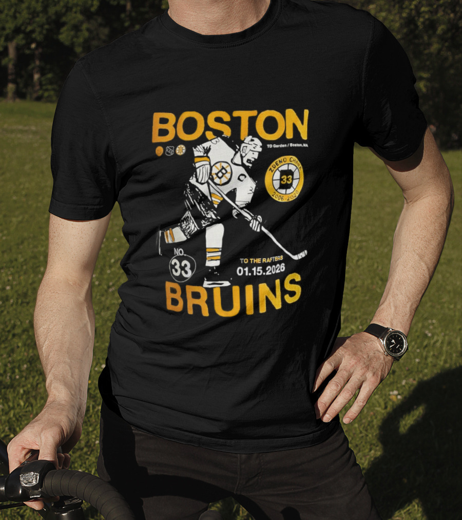 Boston Bruins 1924 Hockey Champion 2026 To The Rafters 01.15.2026 T-Shirt