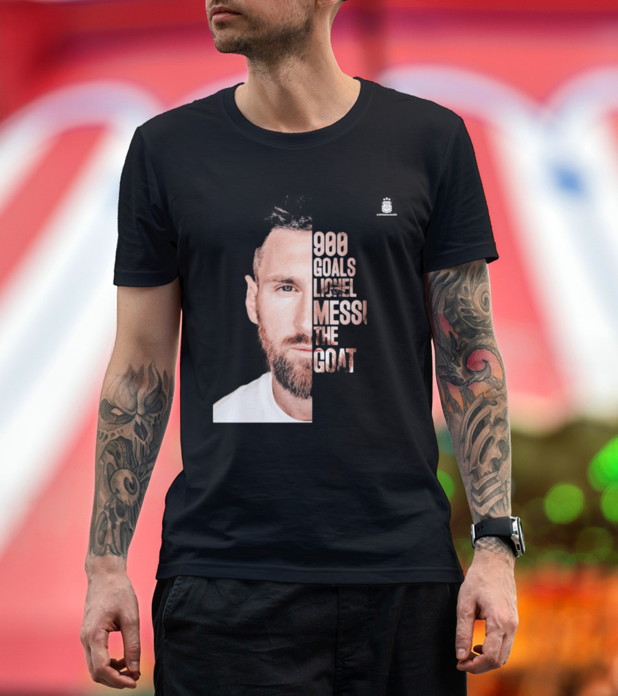 Lionel Messi The GOAT 900 Goals T-Shirt