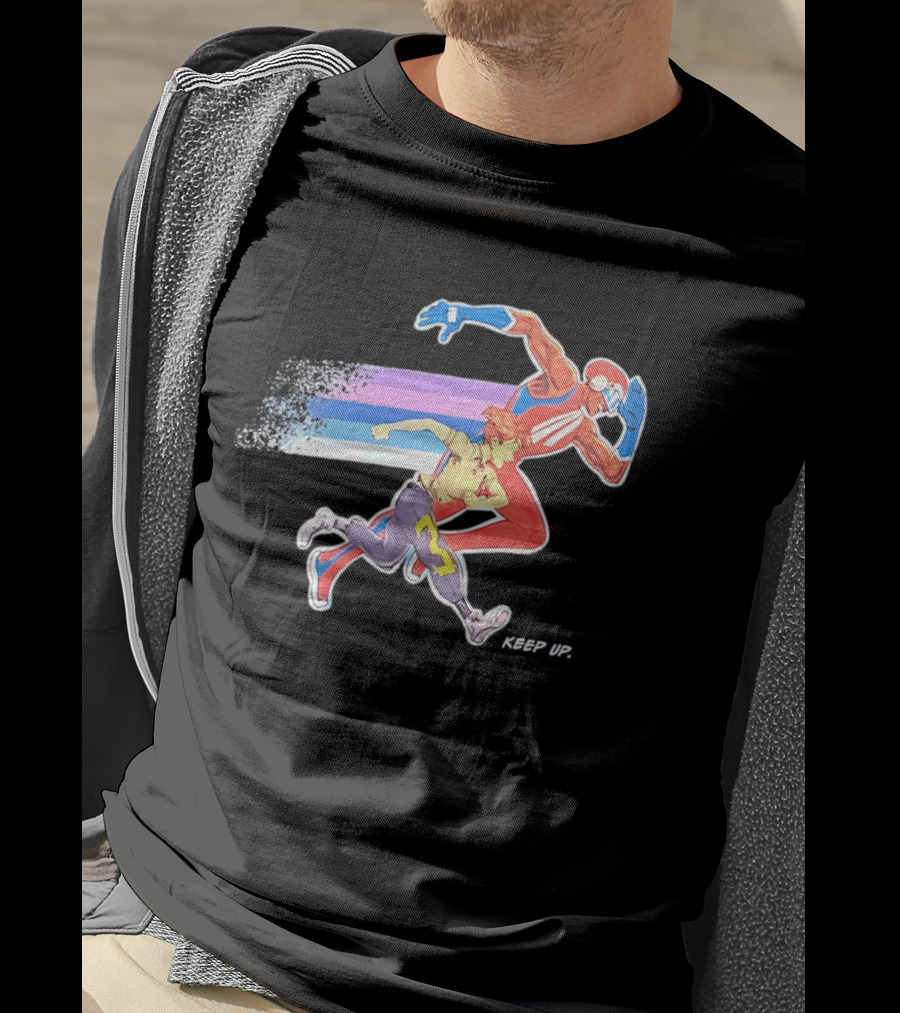 Jaxson Derr Keep Up Colorful Running Duo T-Shirt