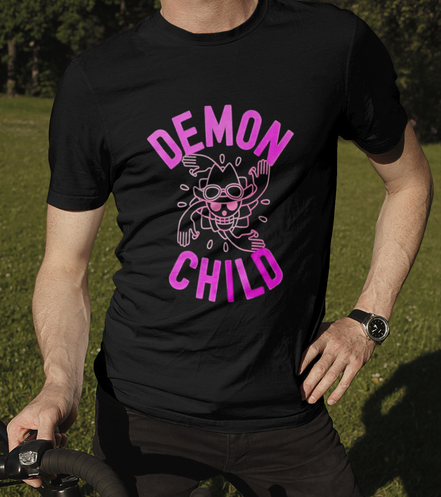 Demon Child Nico Robin Pink Line T-Shirt