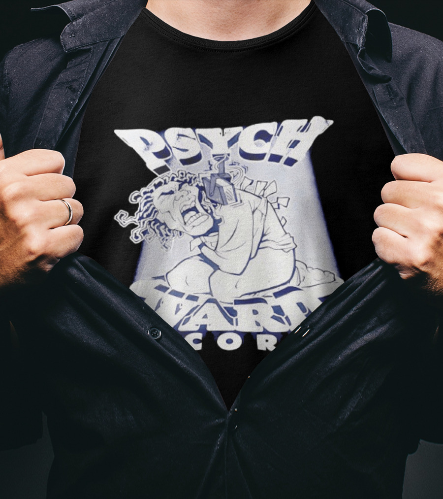 Psych Ward Records Crying Character With Microphone T-Shirt