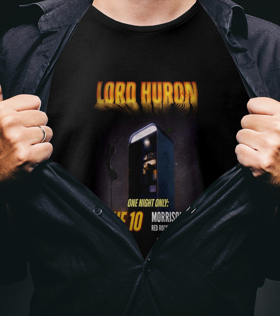 Lord Huron One Night Only June 10 Morrison CO Red Rocks Amphitheatre T-Shirt