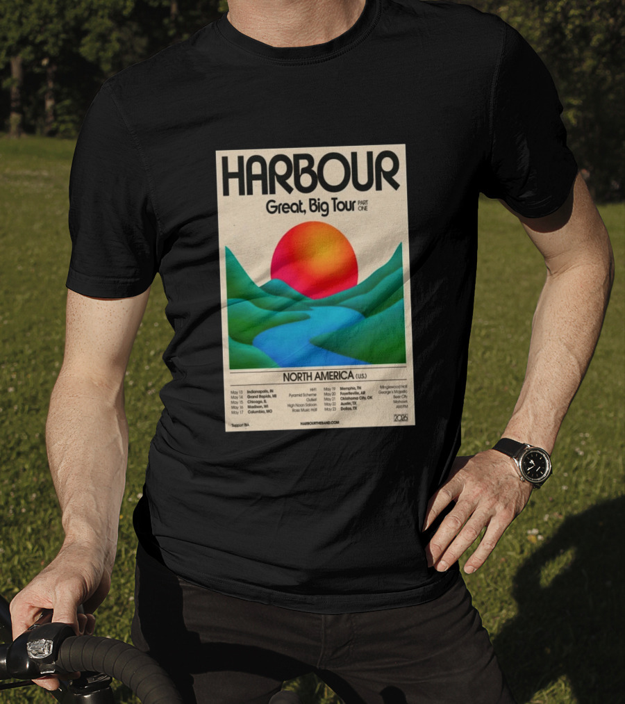 HARBOUR Great Big Tour Part One North America 2026 Dates And Locations T-Shirt