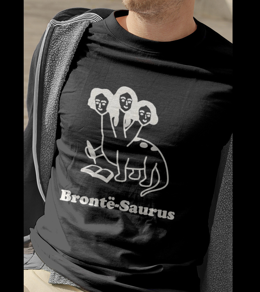 Brontë Saurus Literary Dinosaur Illustration Solar Opposites T-Shirt