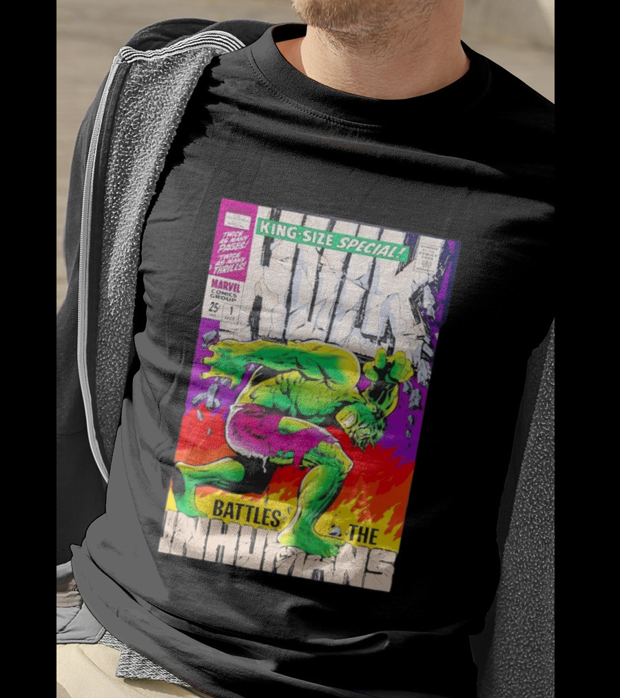 The Incredible Hulk King Size Special Battles The Inhumans Marvel Comics Group 1968 Cover T-Shirt