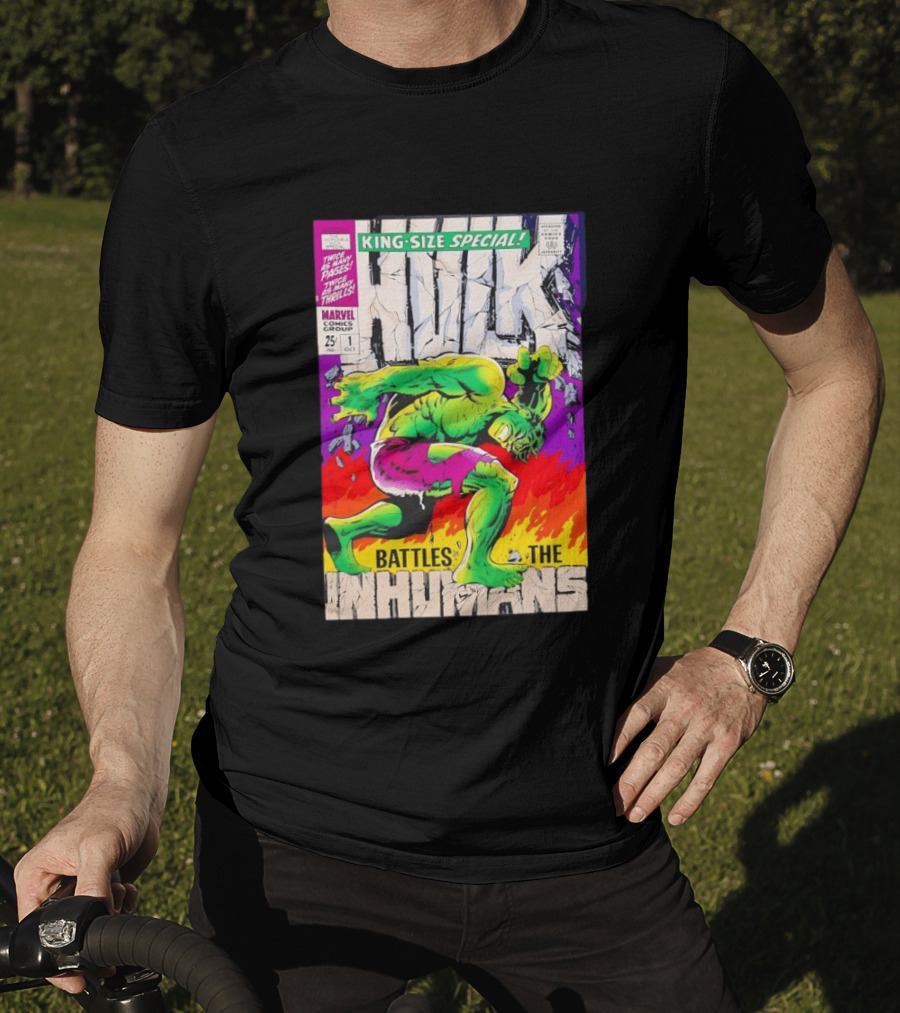 The Incredible Hulk King Size Special Battles The Inhumans Marvel Comics Group 1968 Cover T-Shirt
