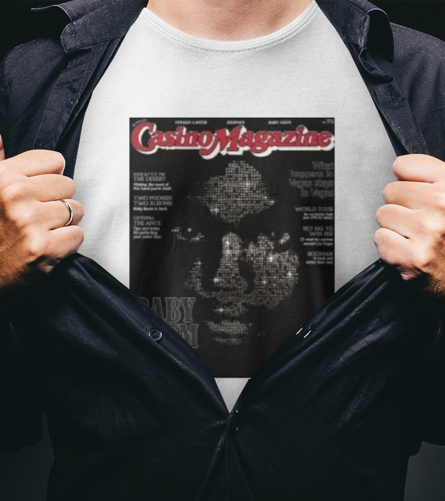Casino Magazine Baby Keem World Tour Las Vegas Exclusive T-Shirt
