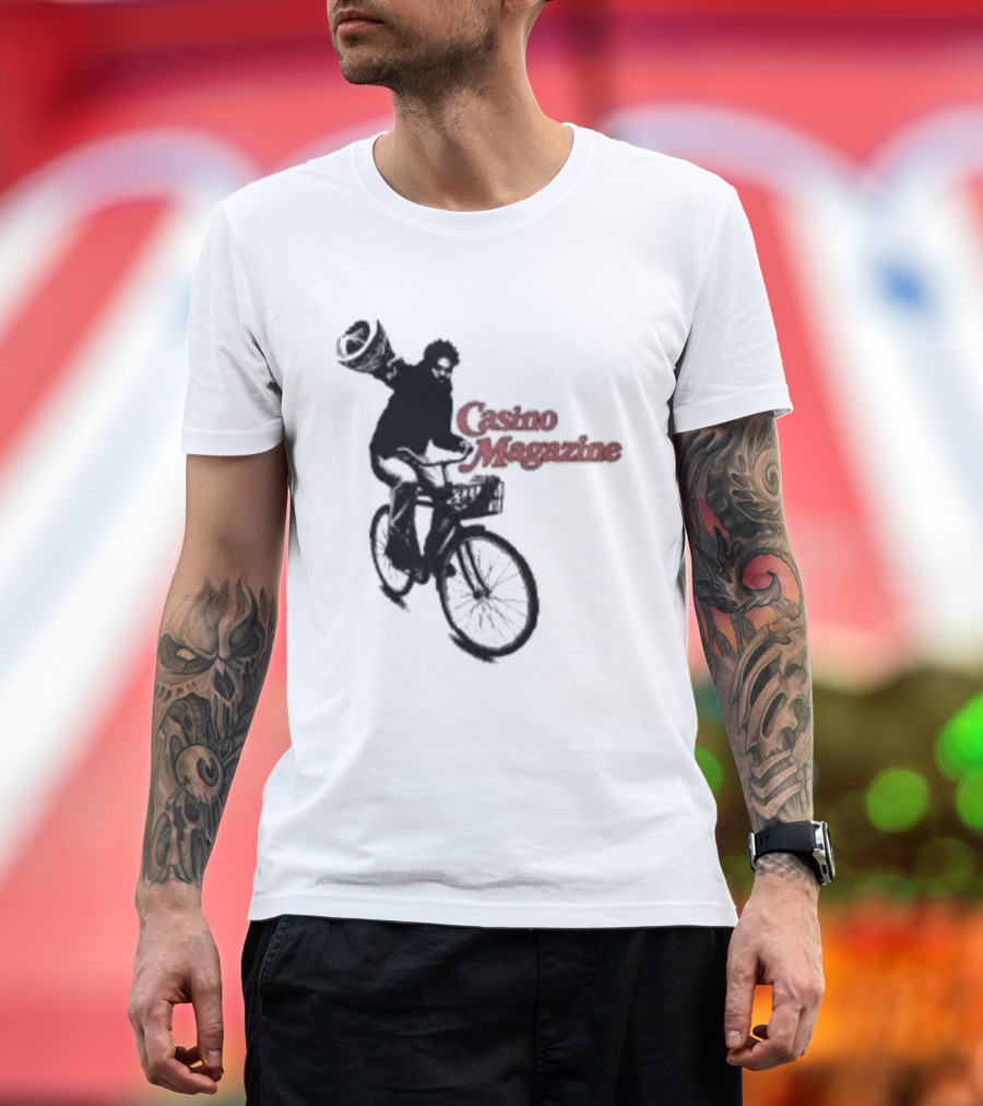 Baby Keem Limited Edition Casino Magazine Cyclist T-Shirt