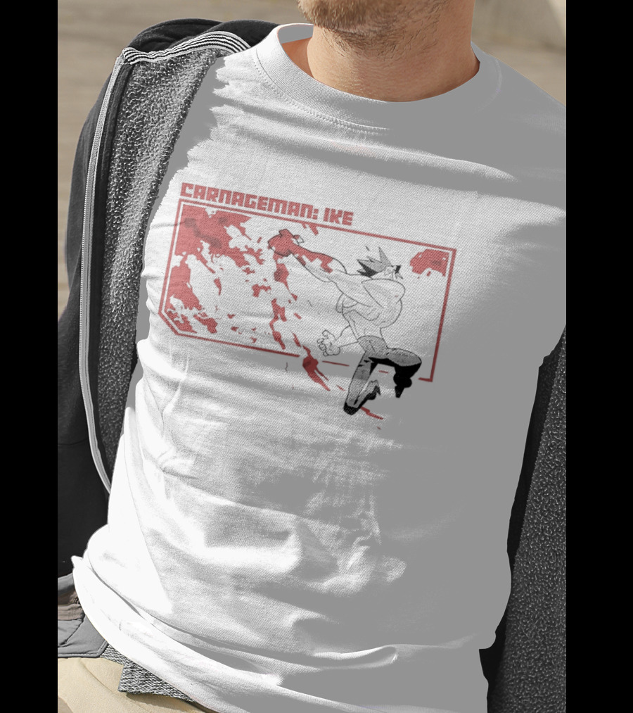 Carnageman Ike Comic Explosive Action T-Shirt