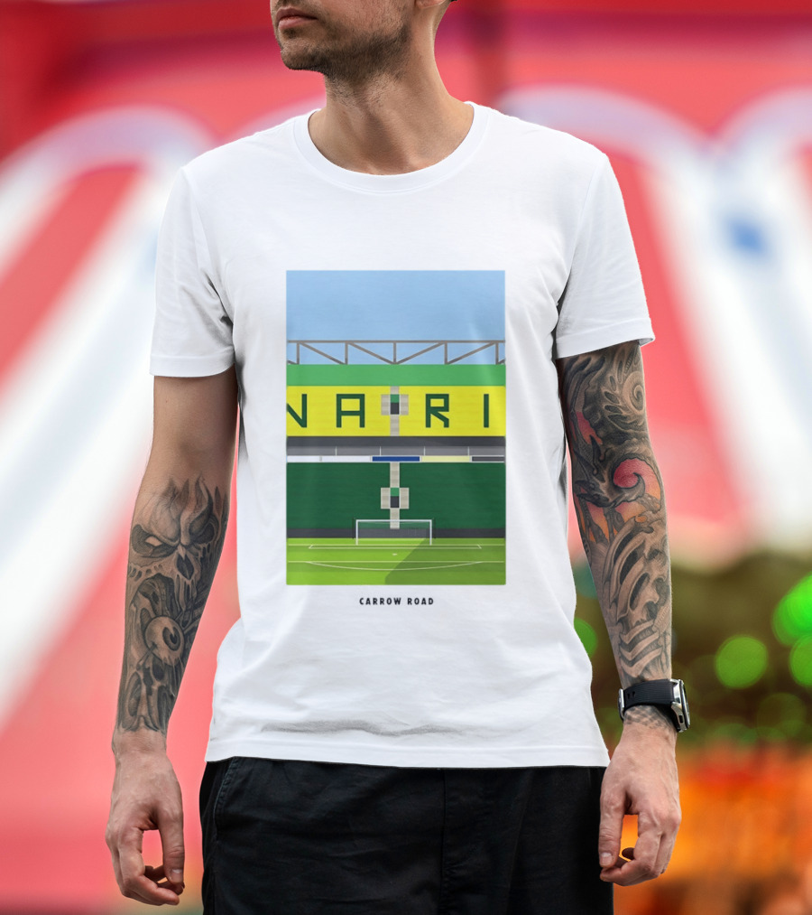 The Canaries Carrow Road Stadium Iconic Architecture T-Shirt