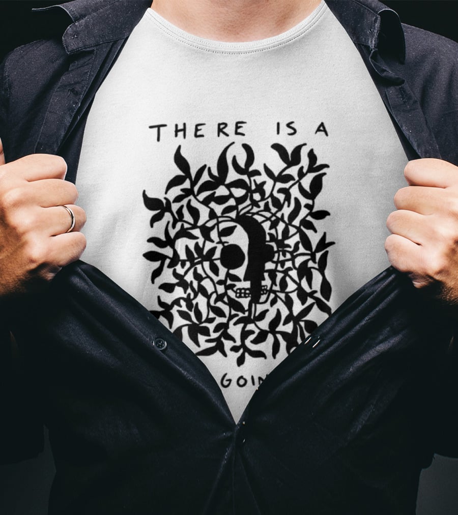 There Is A Lot Going On Skull Leaf T-Shirt