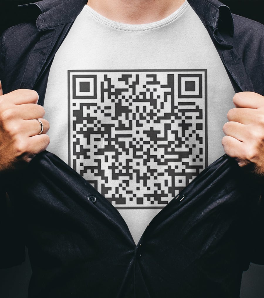 Hiden Message QR Code Political T-Shirt