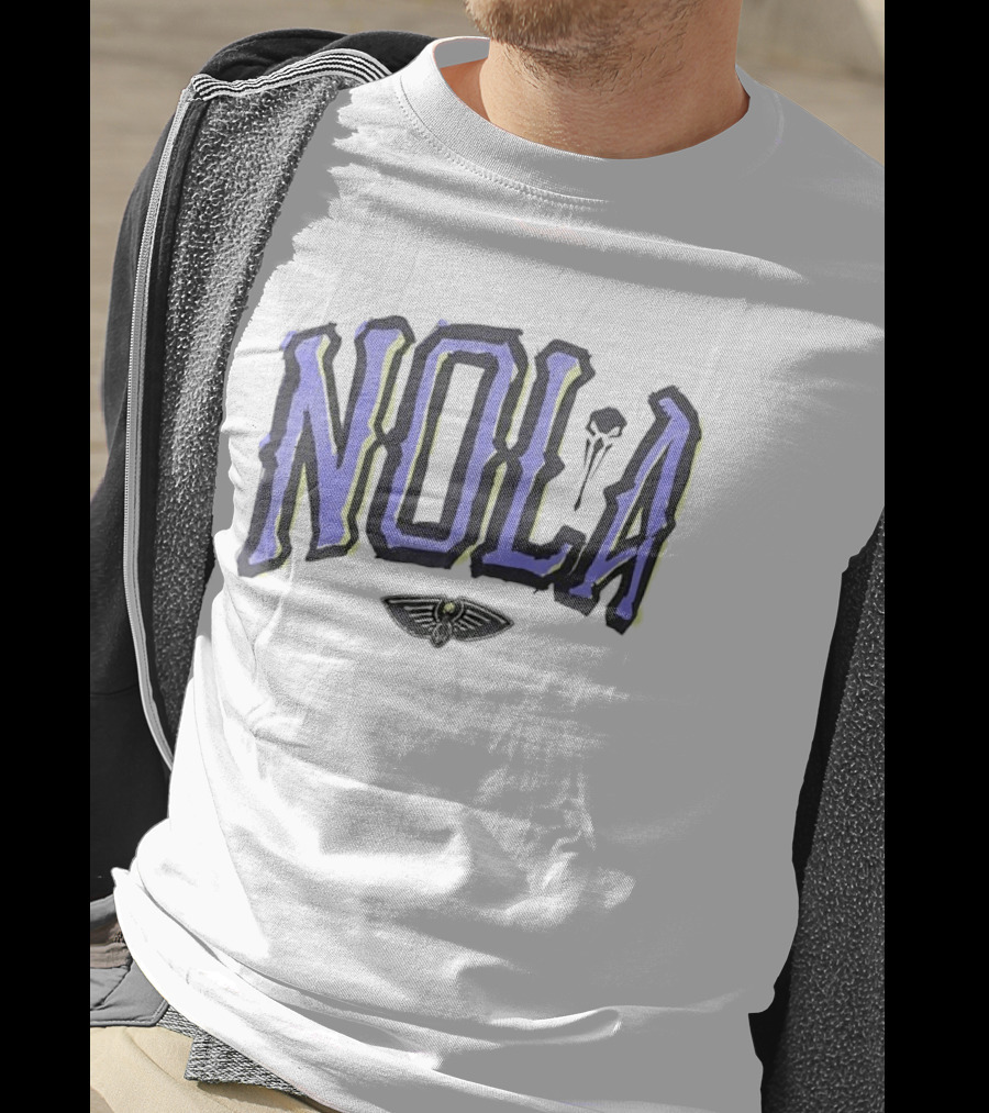 NOLA New Orleans Pelicans Basketball Team Spirit T-Shirt