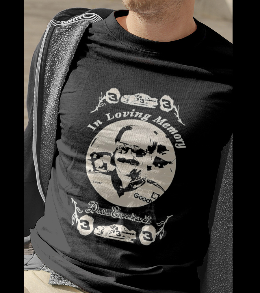In Loving Memory Dale Earnhardt Goodwrench Number 3 Racing T-Shirt