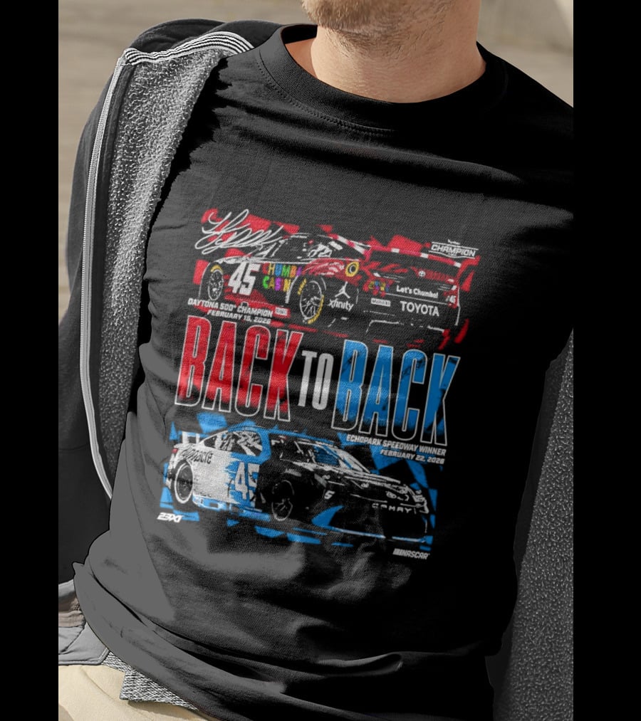 Back To Back Daytona 500 2026 Echopark Speedway Toyota Racing T-Shirt