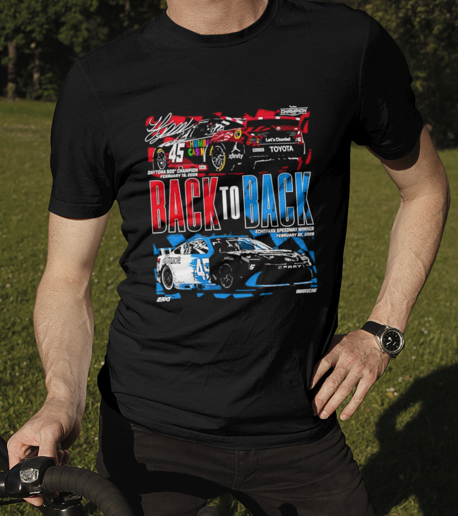 Back To Back Daytona 500 2026 Echopark Speedway Toyota Racing T-Shirt