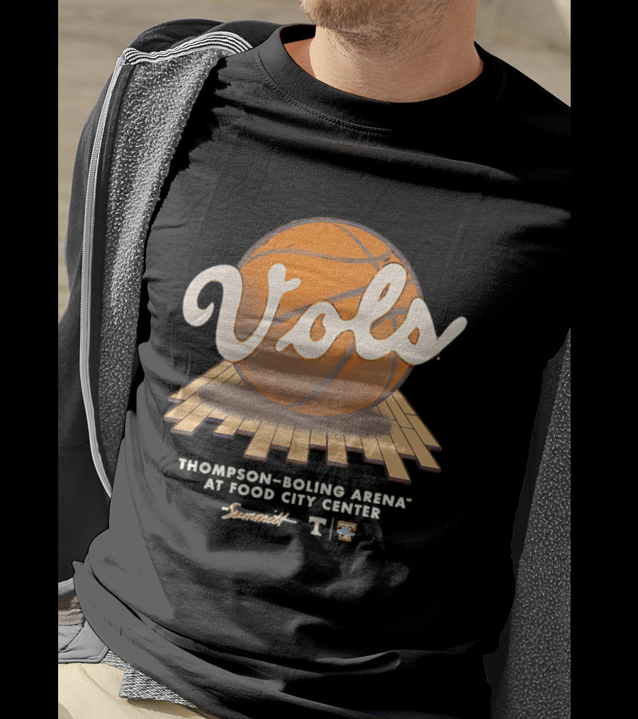 Tennessee Volunteers Basketball Vols Thompson Boling Arena Food City The Summitt Court T-Shirt