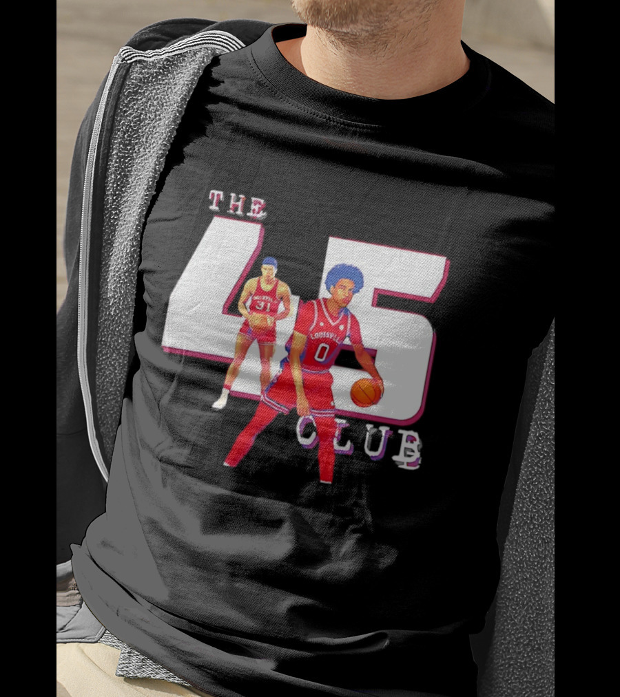 The 45 Club Louisville Cardinals Basketball Mikel Brown 31 And 0 T-Shirt