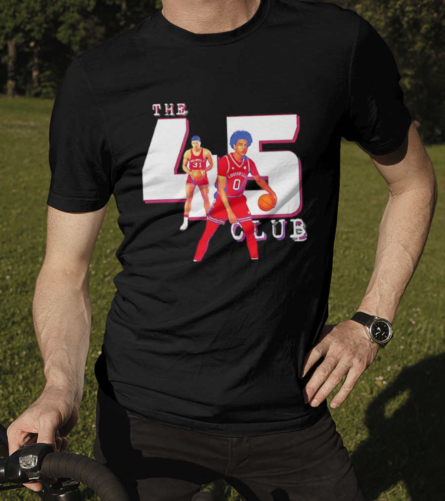 The 45 Club Louisville Cardinals Basketball Mikel Brown 31 And 0 T-Shirt