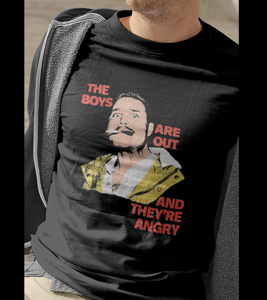 Zach Bryan The Boys Are Out And They're Angry Bold Comic T-Shirt