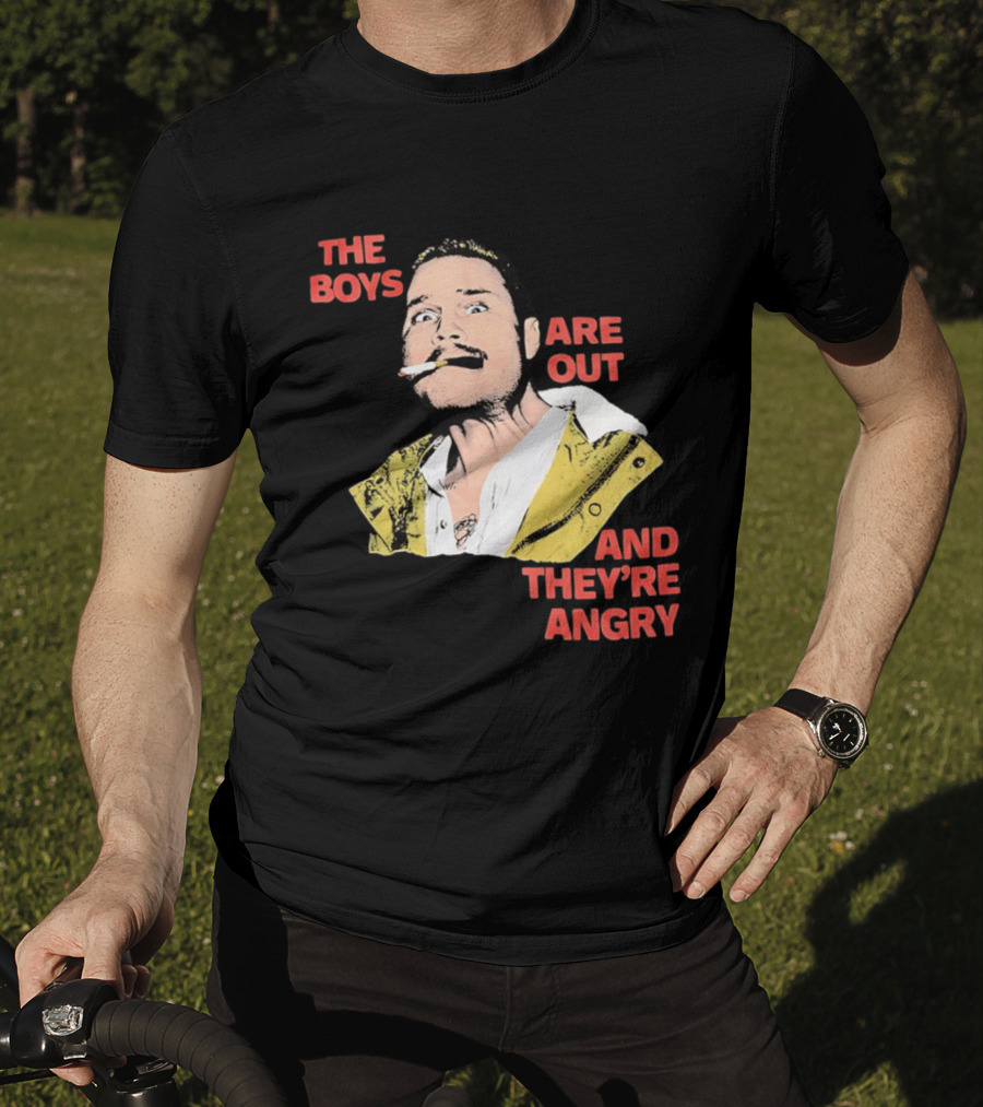 Zach Bryan The Boys Are Out And They're Angry Bold Comic T-Shirt