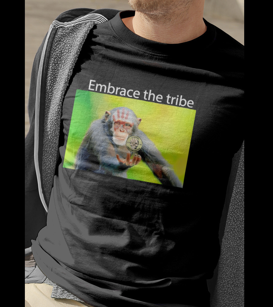 Scalper Choctaw Nation Monkey Embrace The Tribe Handprint T-Shirt