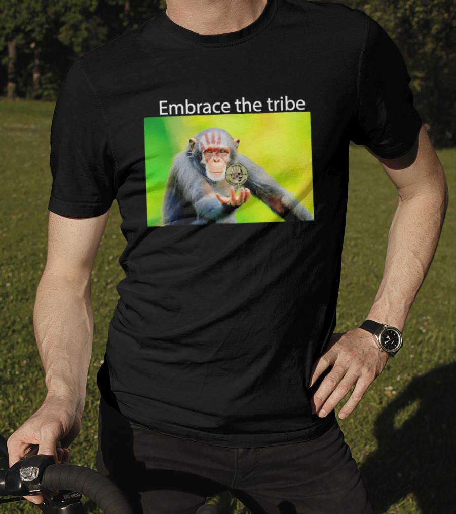 Scalper Choctaw Nation Monkey Embrace The Tribe Handprint T-Shirt