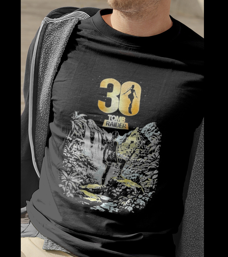 30 Years Tomb Raider Celebration Wings T-Shirt