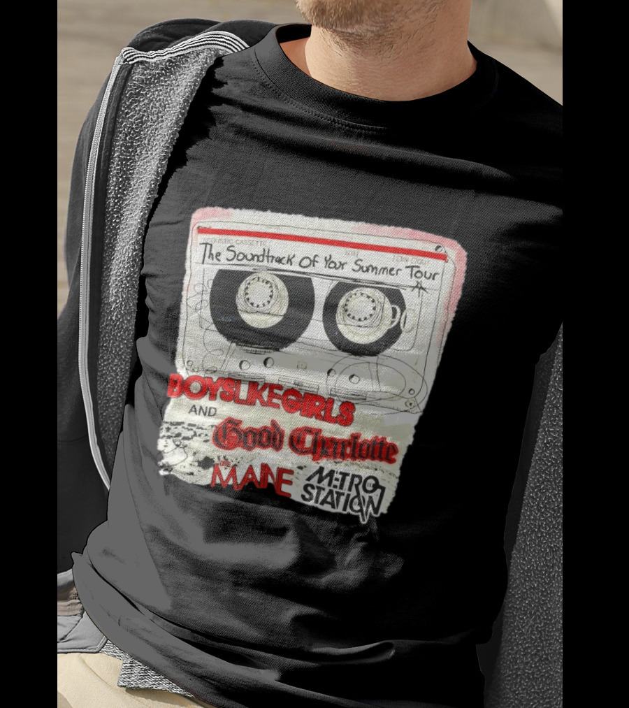 The Soundtrack Of Your Summer Tour Boys Like Girls Good Charlotte The Maine Metro Station T-Shirt