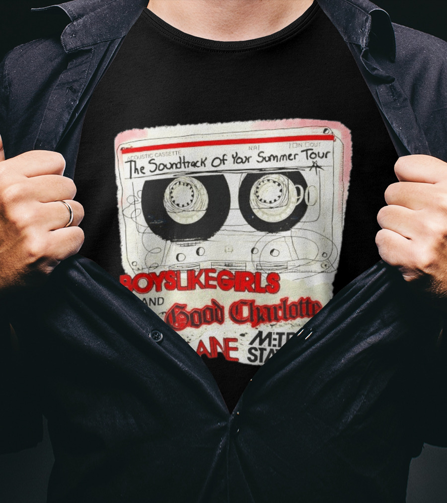 The Soundtrack Of Your Summer Tour Boys Like Girls Good Charlotte The Maine Metro Station T-Shirt