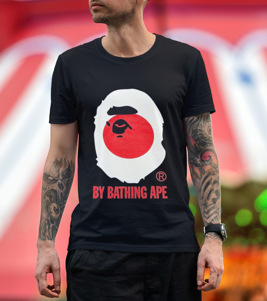 By Bathing Ape Japan Flag T-Shirt