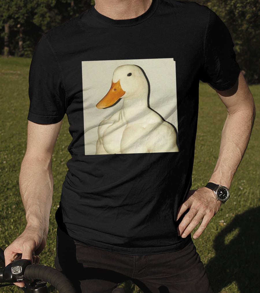 Muscle Goose Meme Buff Animal Bodybuilder Goose T-Shirt