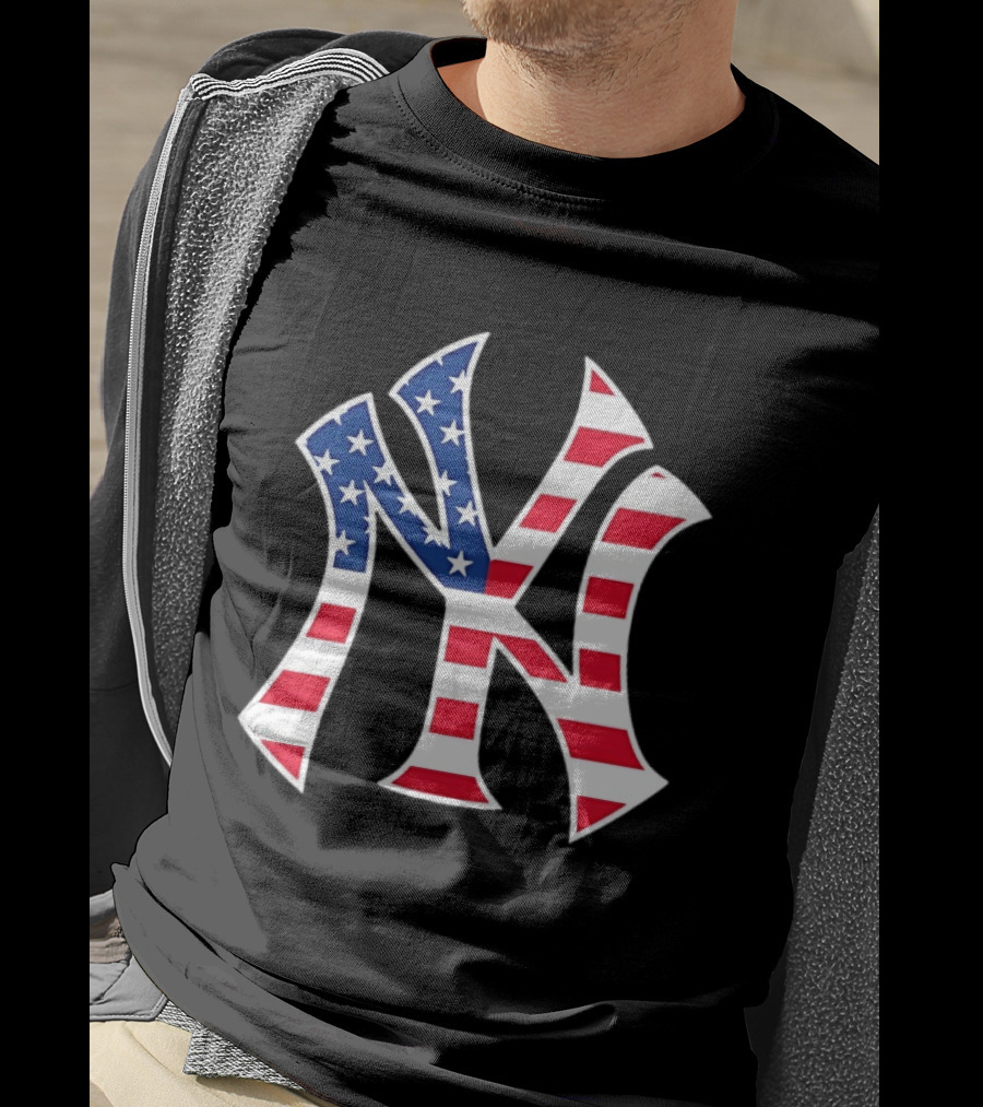 New York Yankees Military Appreciation Red White Blue Stars And Stripes T-Shirt