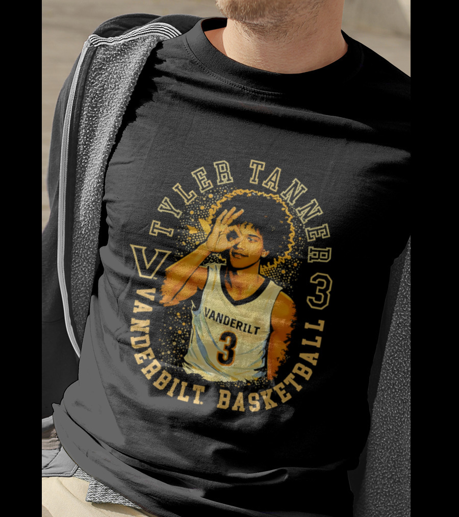 Tyler Tanner Vanderbilt Basketball 3 Commodores T-Shirt