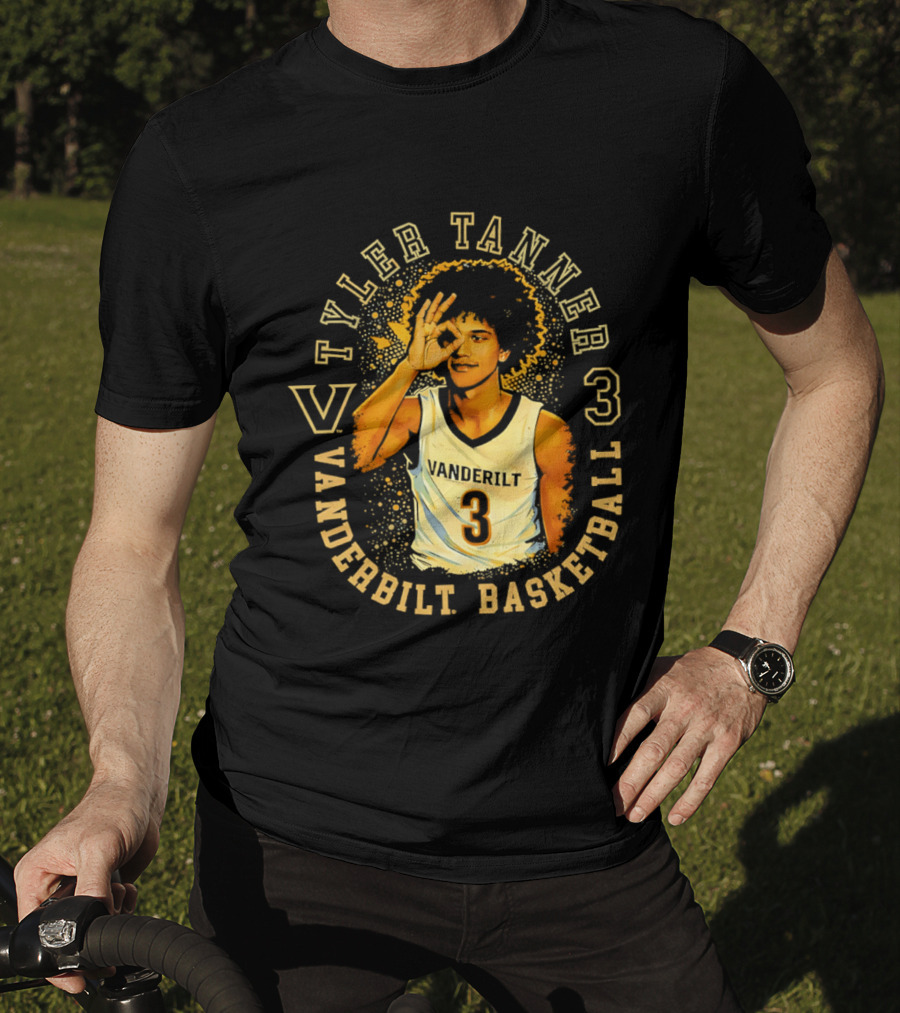 Tyler Tanner Vanderbilt Basketball 3 Commodores T-Shirt