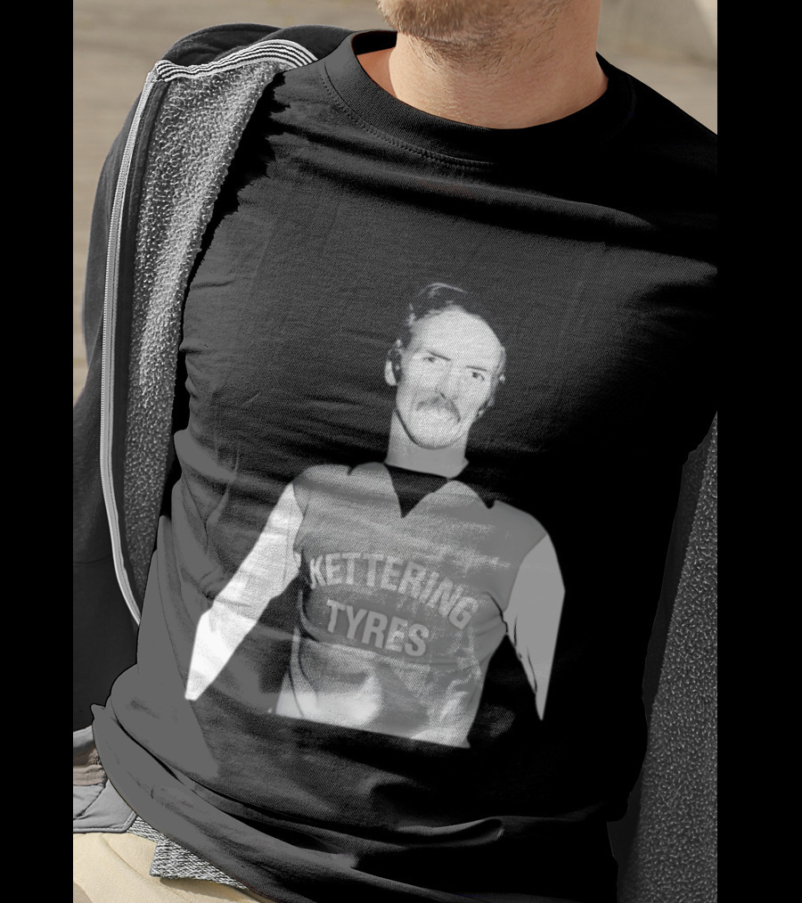 Derek Dougan Kettering Tyres Football Top T-Shirt
