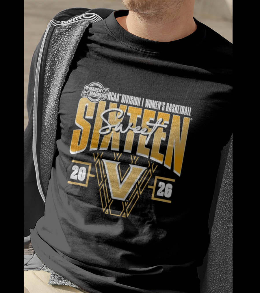NCAA Sweet Sixteen Vanderbilt Commodores 2026 Women's Basketball Tournament T-Shirt