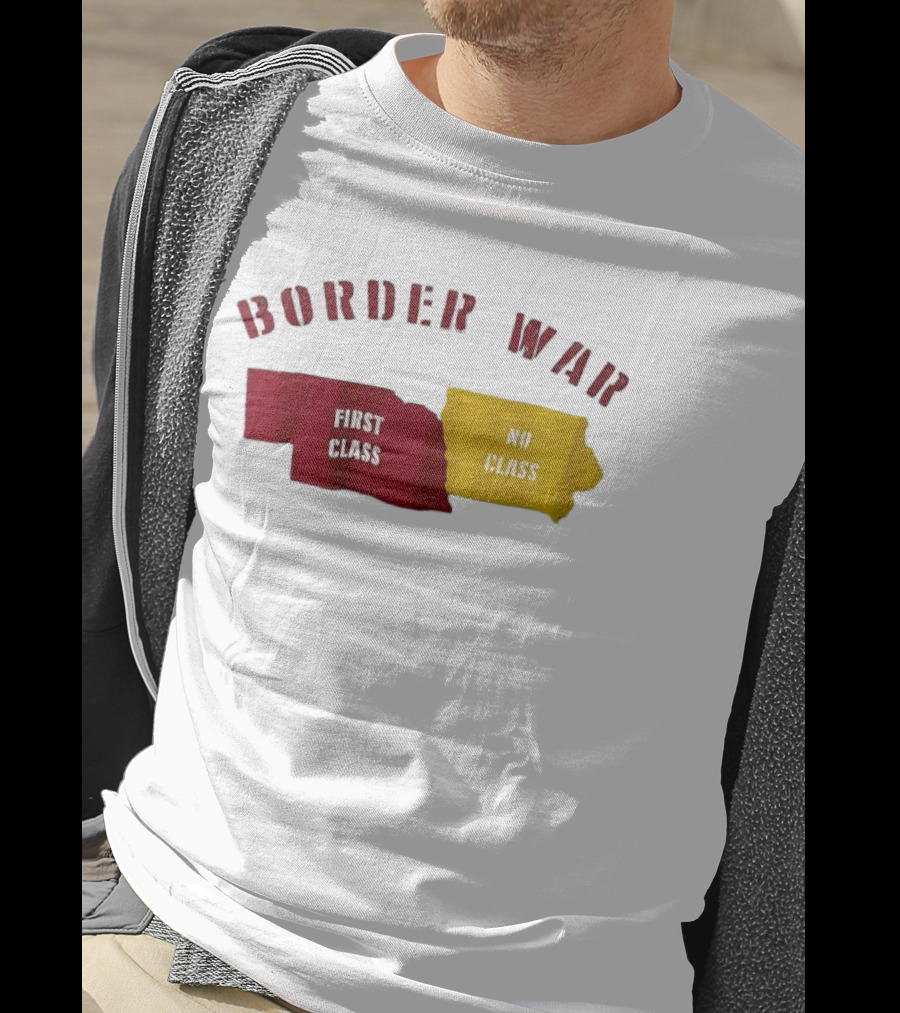 Border War First Class No Class Rivalry Kansas Missouri T-Shirt