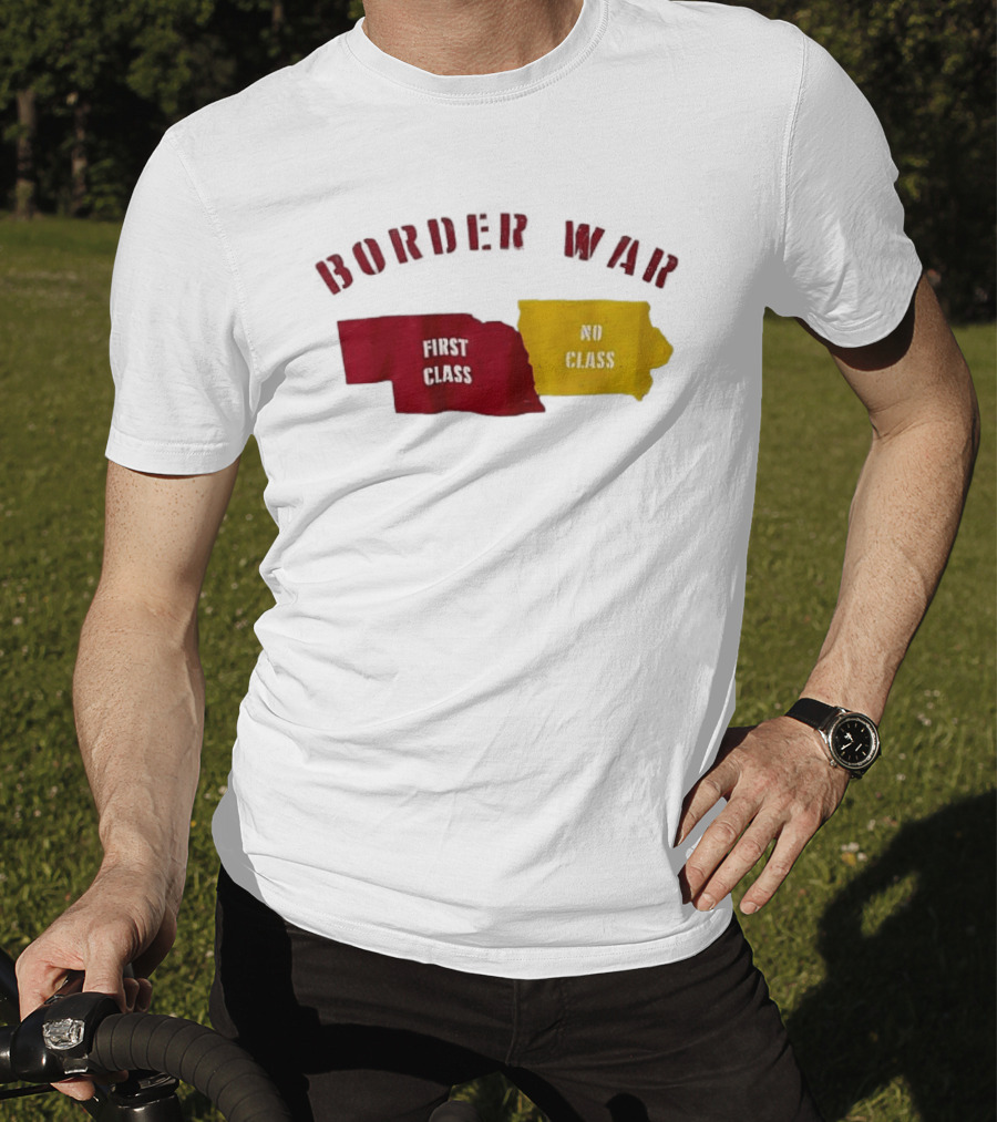 Border War First Class No Class Rivalry Kansas Missouri T-Shirt