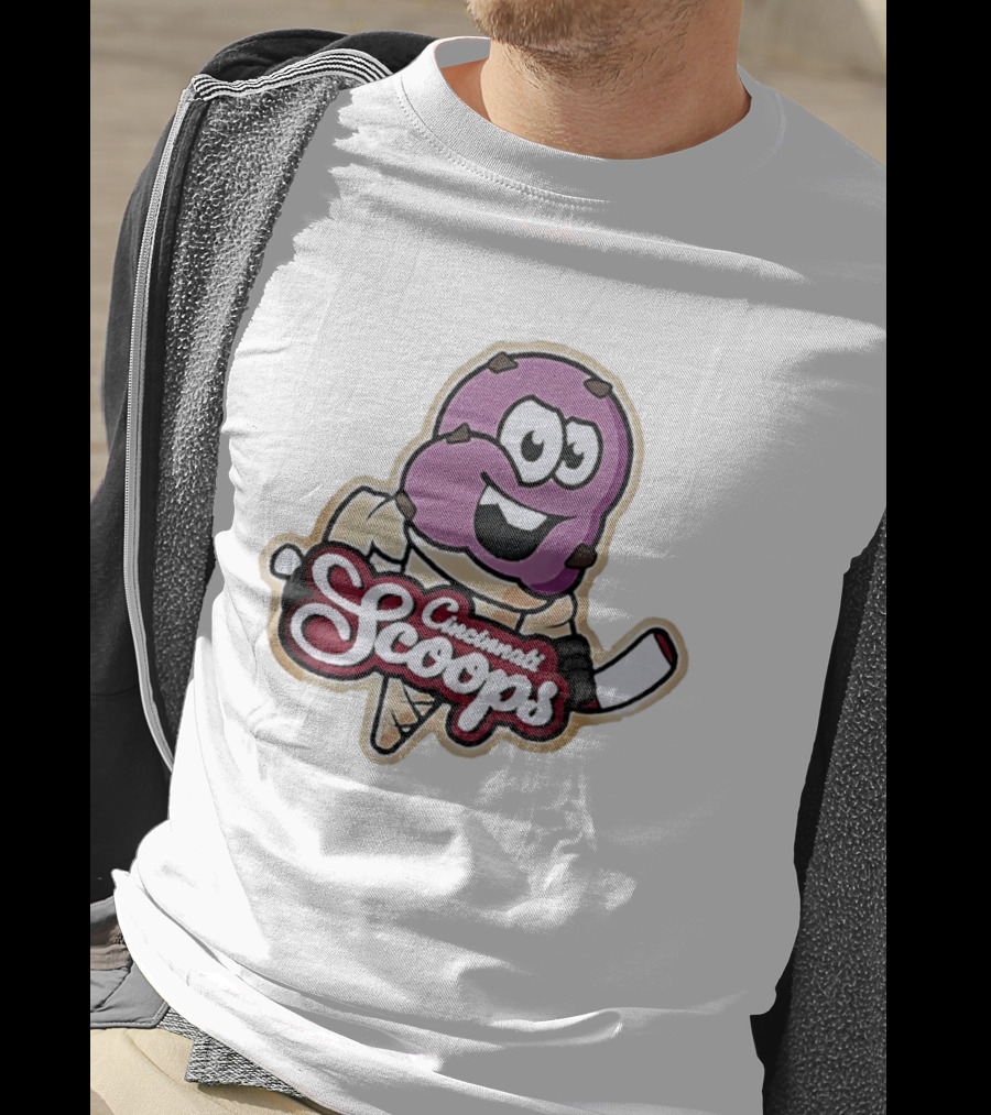 Cincinnati Scoops Hockey Ice Cream Cyclones T-Shirt