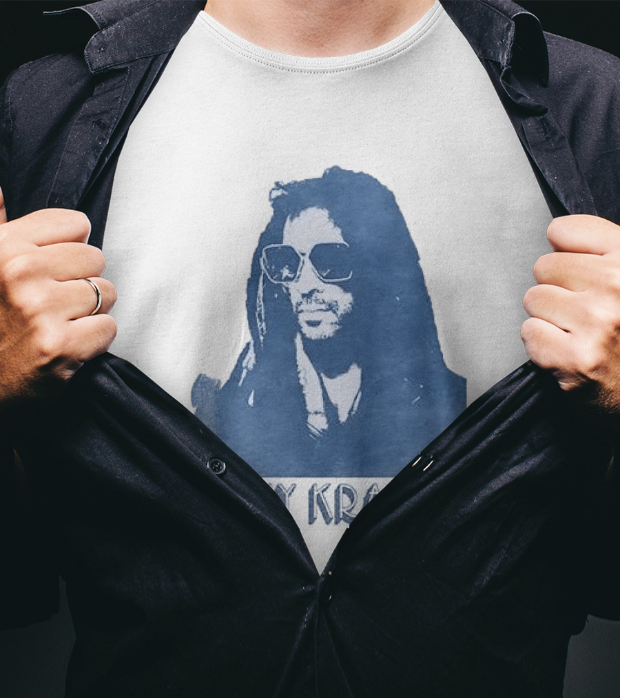 Lenny Kravitz Blue Sunglasses Las Vegas T-Shirt