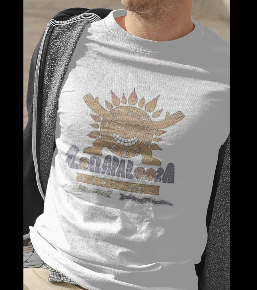 Lollapalooza Festival Sunburst Full Lineup 1992 T-Shirt