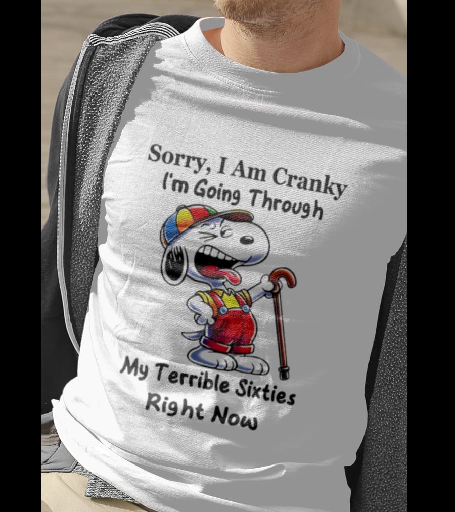 Sorry I Am Cranky I'm Going Through My Terrible Sixties Right Now T-Shirt