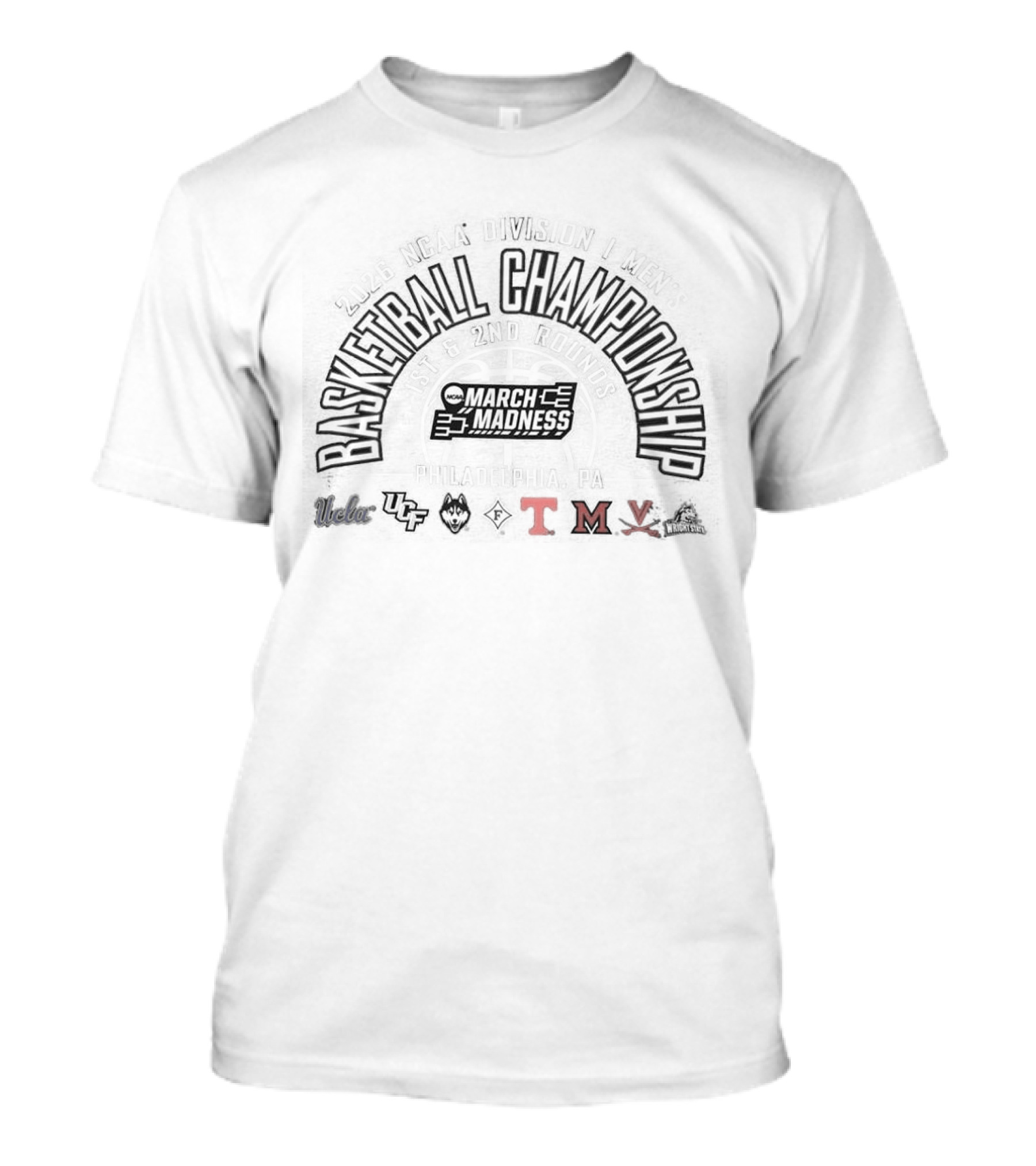 2026 NCAA Division Men's Basketball Championship March Madness First Second Rounds Philadelphia T-Shirt
