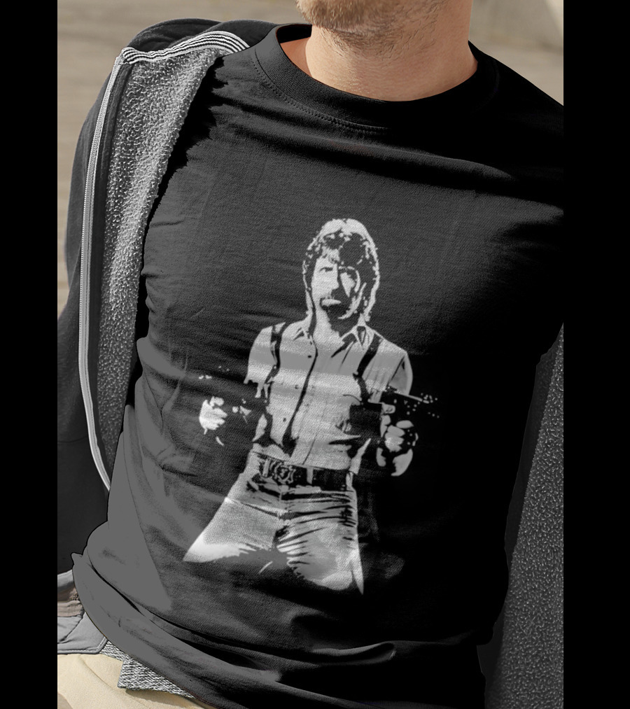 Chuck Norris Movie Star Icon Action Hero Television Series T-Shirt