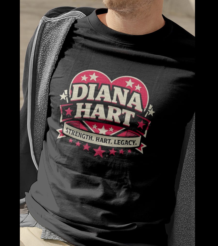 Diana Hart Strength Hart Legacy Stars And Heart T-Shirt